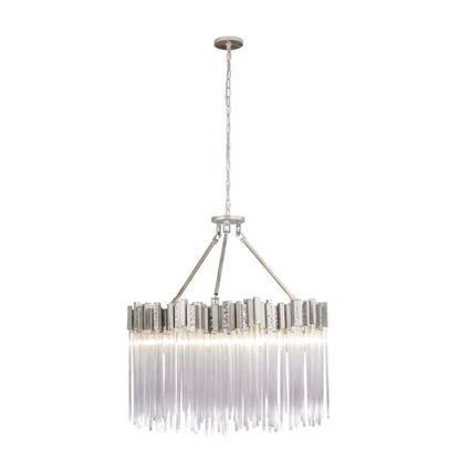 Matrix 10 Light 30" Wide Ring Chandelier