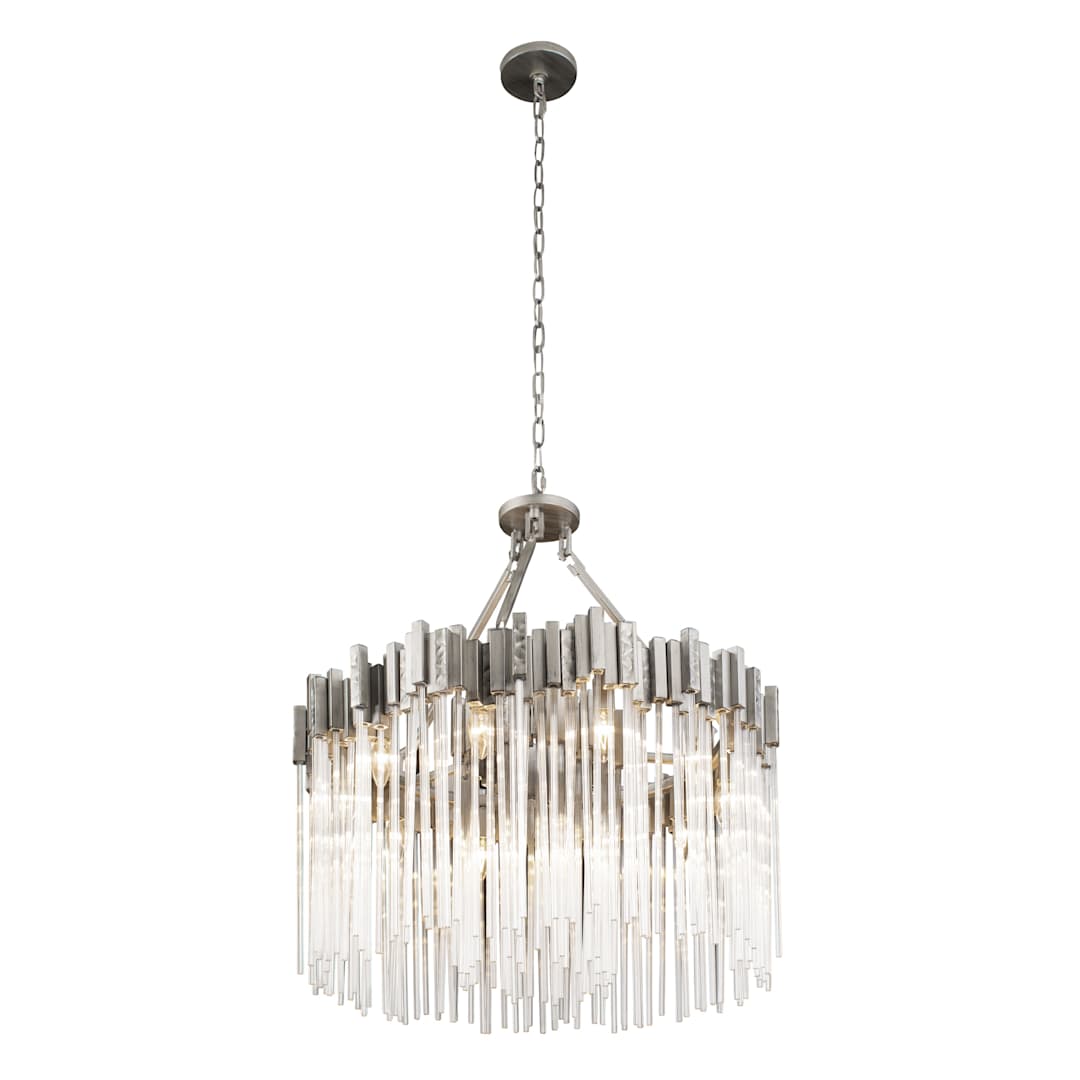 Matrix 10 Light 30" Wide Ring Chandelier