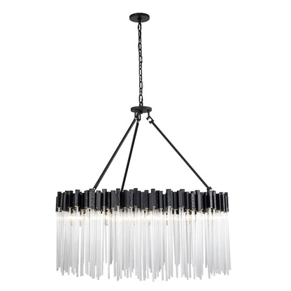 Matrix 12 Light 40" Wide Ring Chandelier