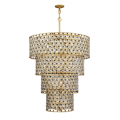 Windsor 21 Light 40" Wide Crystal Waterfall Chandelier