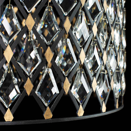 Windsor 8 Light 36" Wide Crystal Drum Chandelier