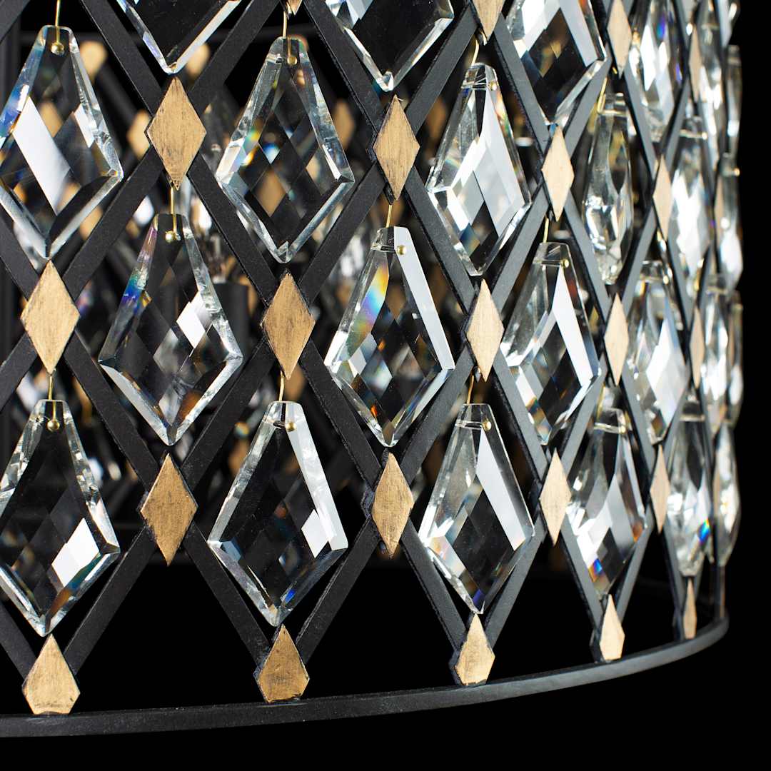 Windsor 6 Light 25" Wide Crystal Drum Chandelier