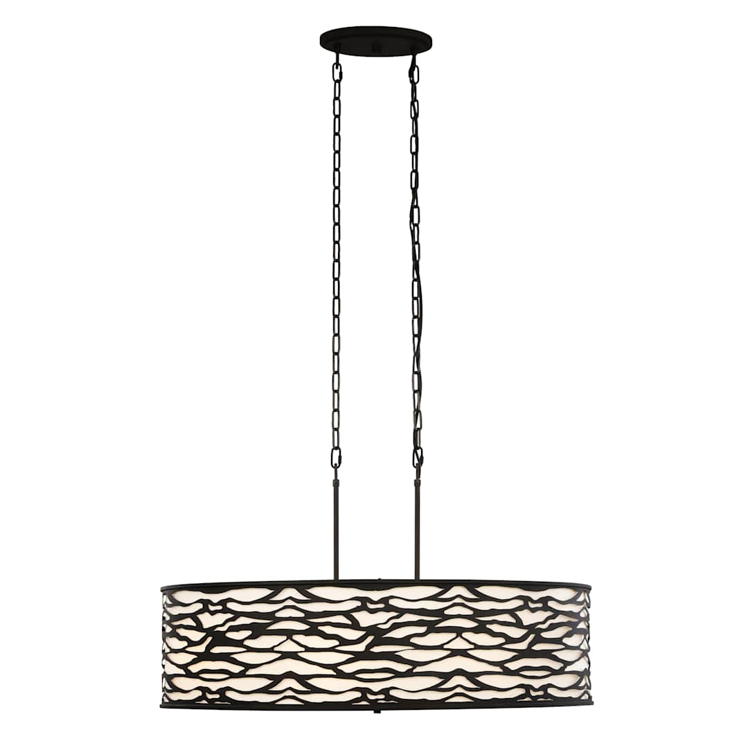 Kato 6 Light 36" Wide Drum Chandelier