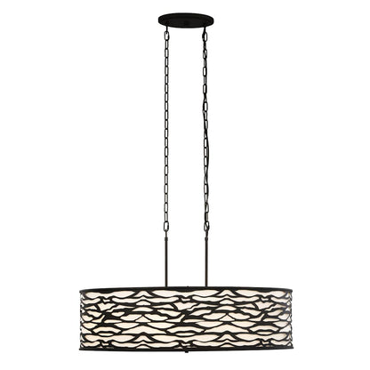 Kato 6 Light 36" Wide Drum Chandelier