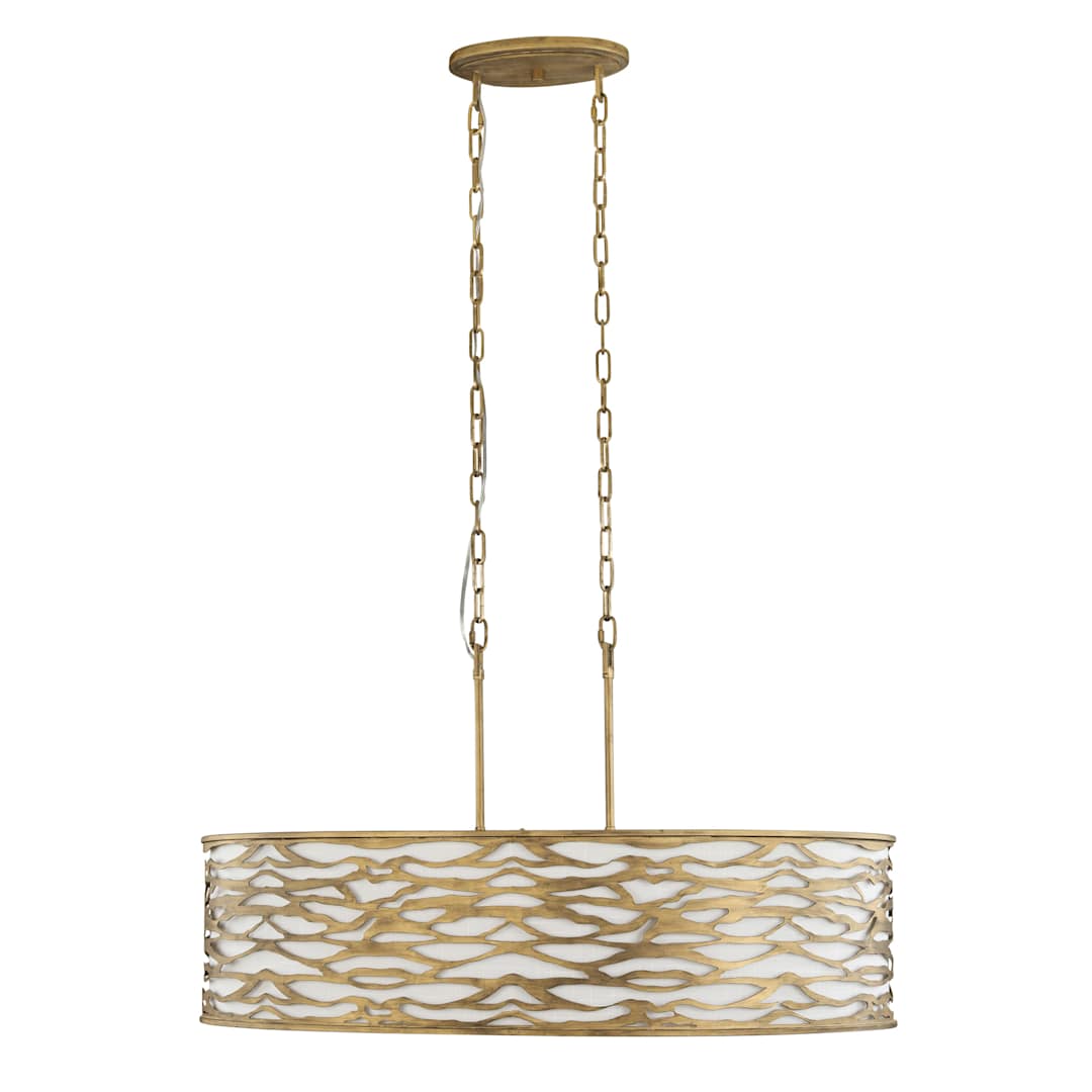 Kato 6 Light 36" Wide Drum Chandelier