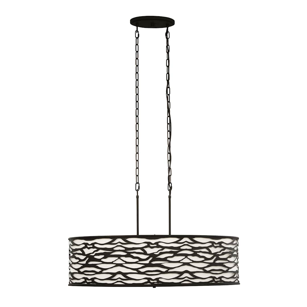 Kato 6 Light 36" Wide Drum Chandelier