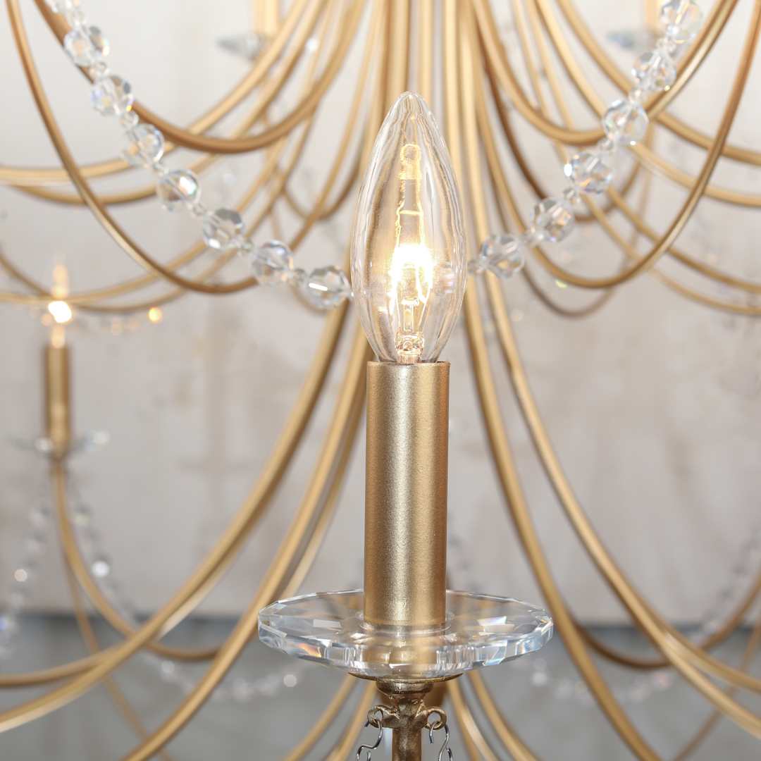 Brentwood 10 Light 26" Wide Taper Candle Style Chandelier
