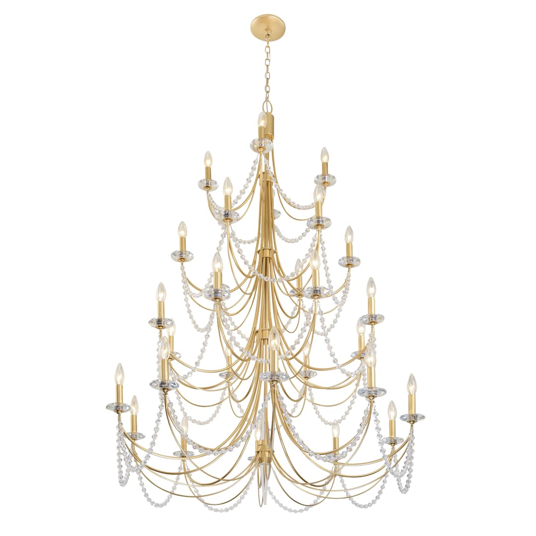 Brentwood 28 Light 40" Wide Taper Candle Style Chandelier
