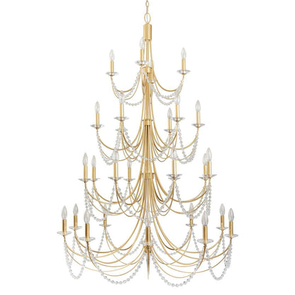 Brentwood 28 Light 40" Wide Taper Candle Style Chandelier