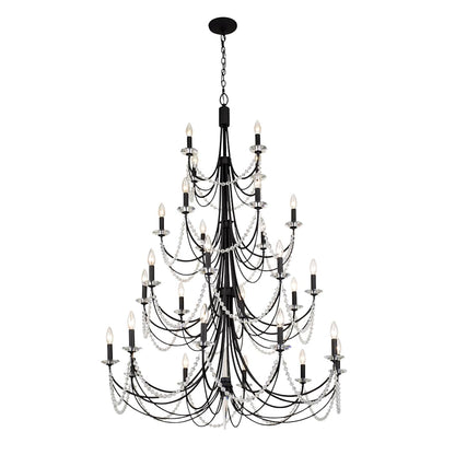 Brentwood 28 Light 40" Wide Taper Candle Style Chandelier