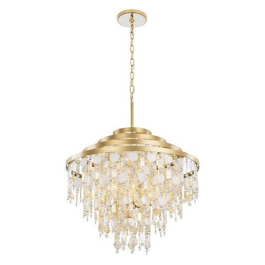 Kalani 10 Light 28" Wide Waterfall Chandelier