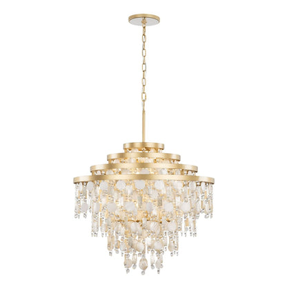 Kalani 10 Light 28" Wide Waterfall Chandelier