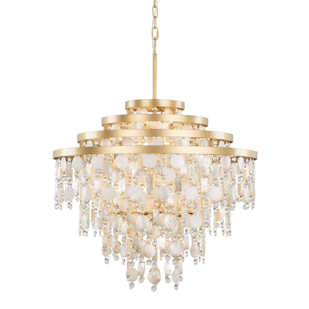 Kalani 10 Light 28" Wide Waterfall Chandelier