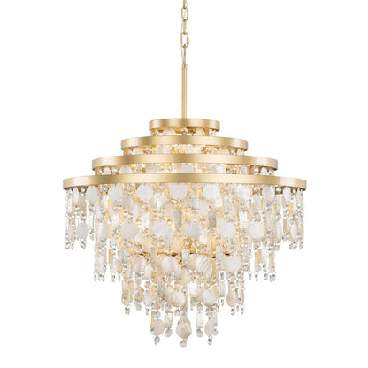 Kalani 10 Light 28" Wide Waterfall Chandelier