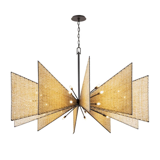 Machina 30 Light 73" Wide Abstract Sputnik Chandelier