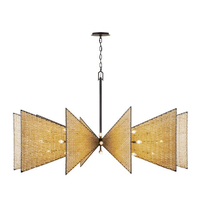 Machina 30 Light 73" Wide Abstract Sputnik Chandelier