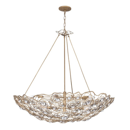 Ethereal Rose 10 Light 40" Wide Abstract Chandelier