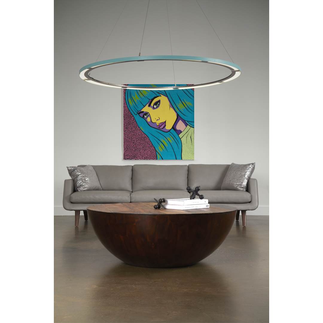 Ringo 61-13/16" Wide Integrated LED Ring Chandelier with Adjustable Cables