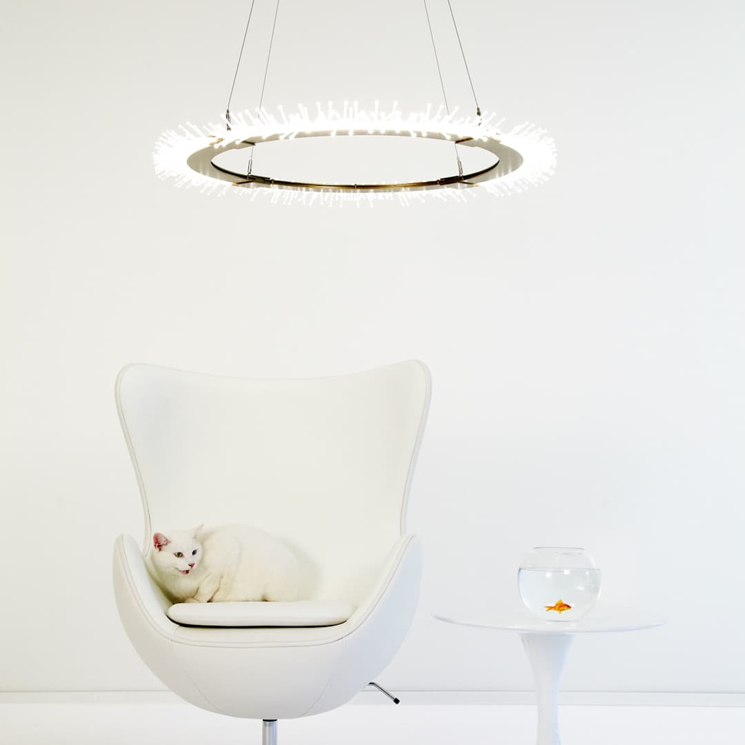 Anemone 36-7/8" Wide Integrated LED Ring Chandelier with Acrylic LED Accents