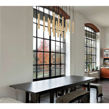 Forest 18" Wide Linear Chandelier