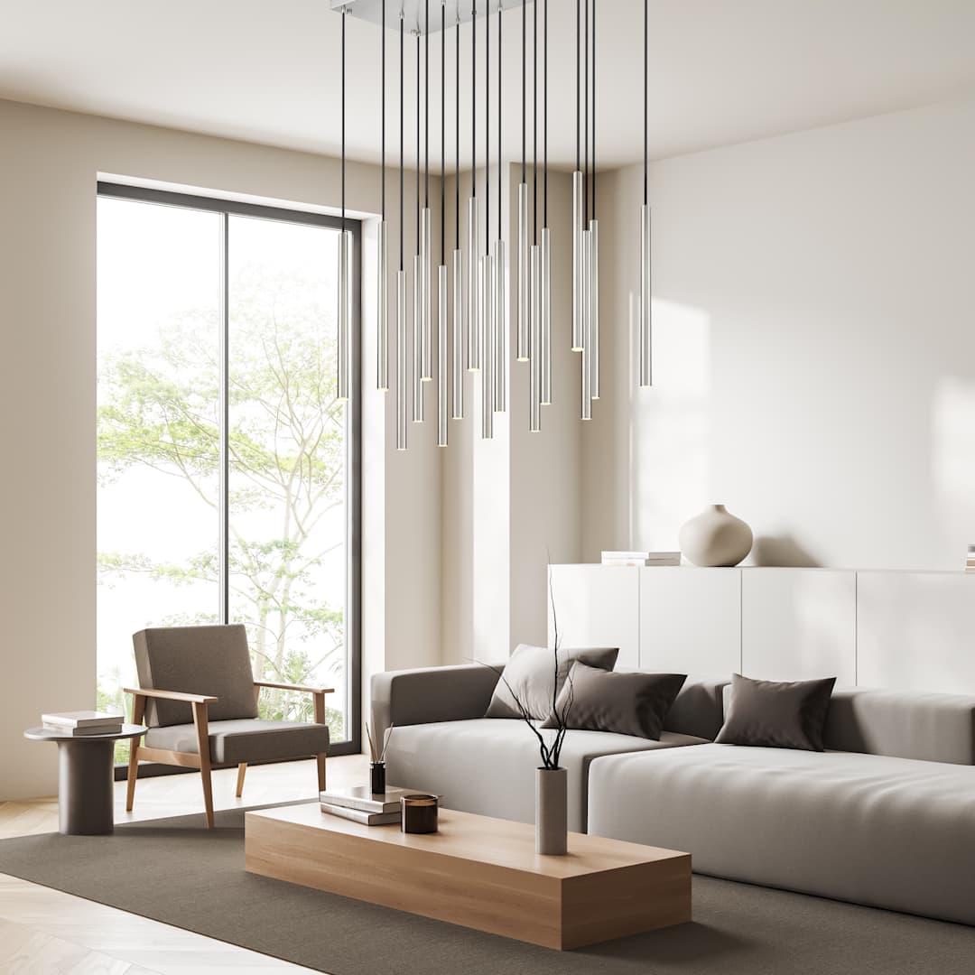 Forest 18" Wide Linear Chandelier