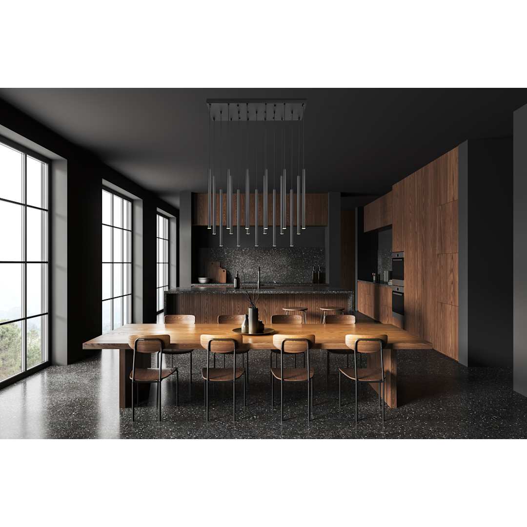 Forest 18" Wide Linear Chandelier
