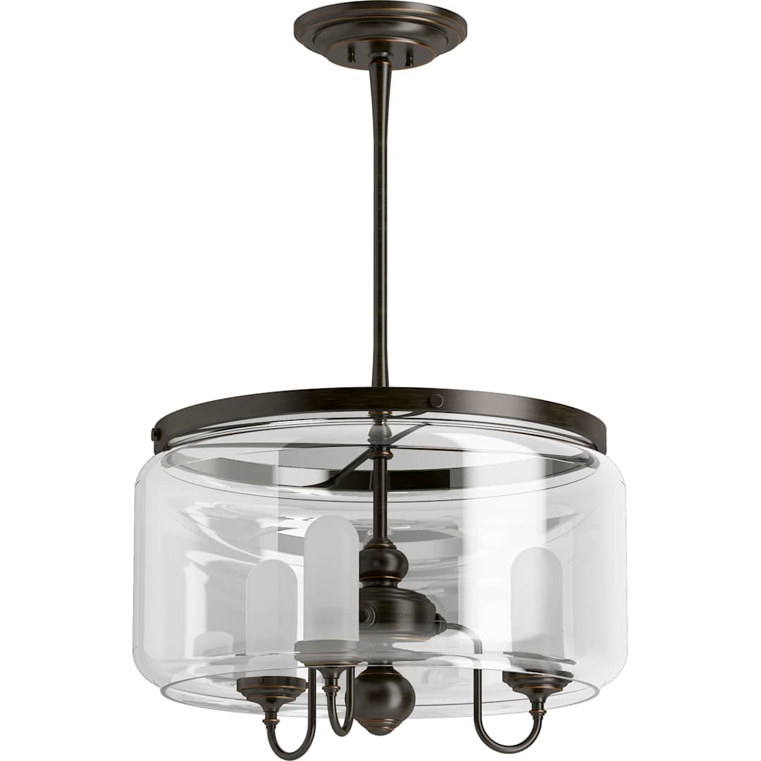 Artifacts 22" Wide 3 Light Chandelier