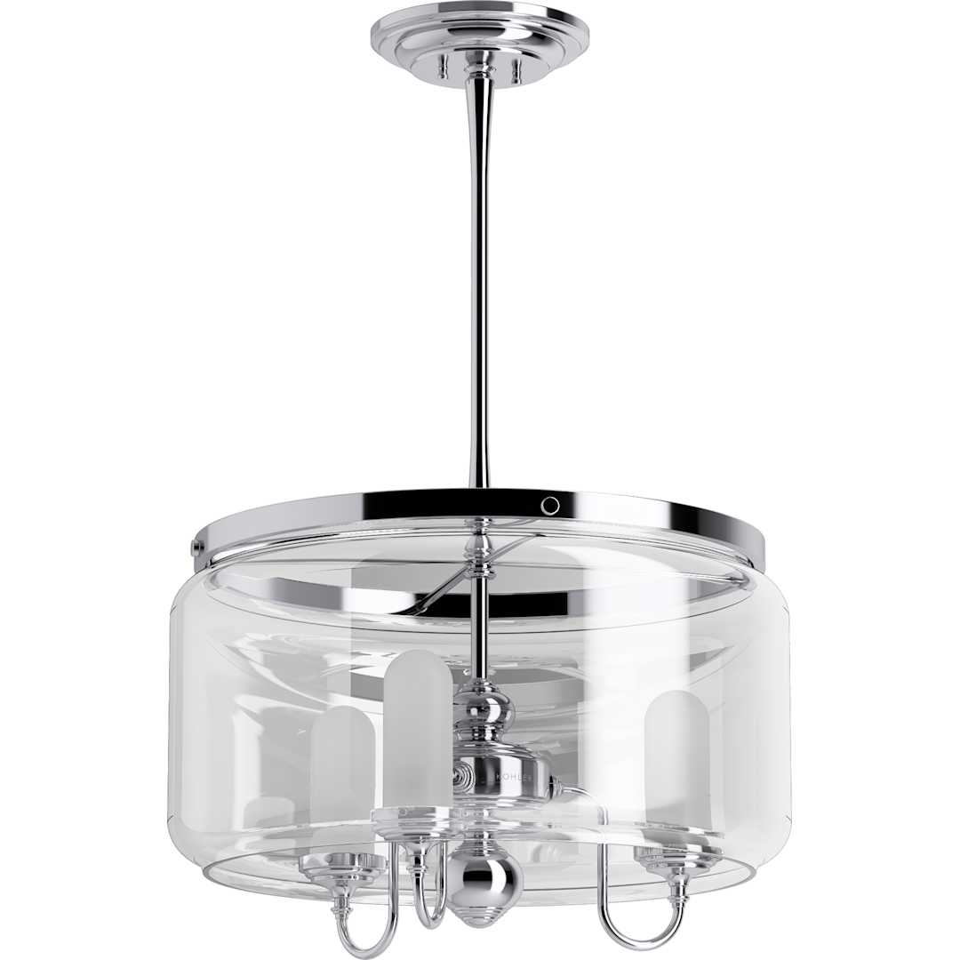 Artifacts 22" Wide 3 Light Chandelier