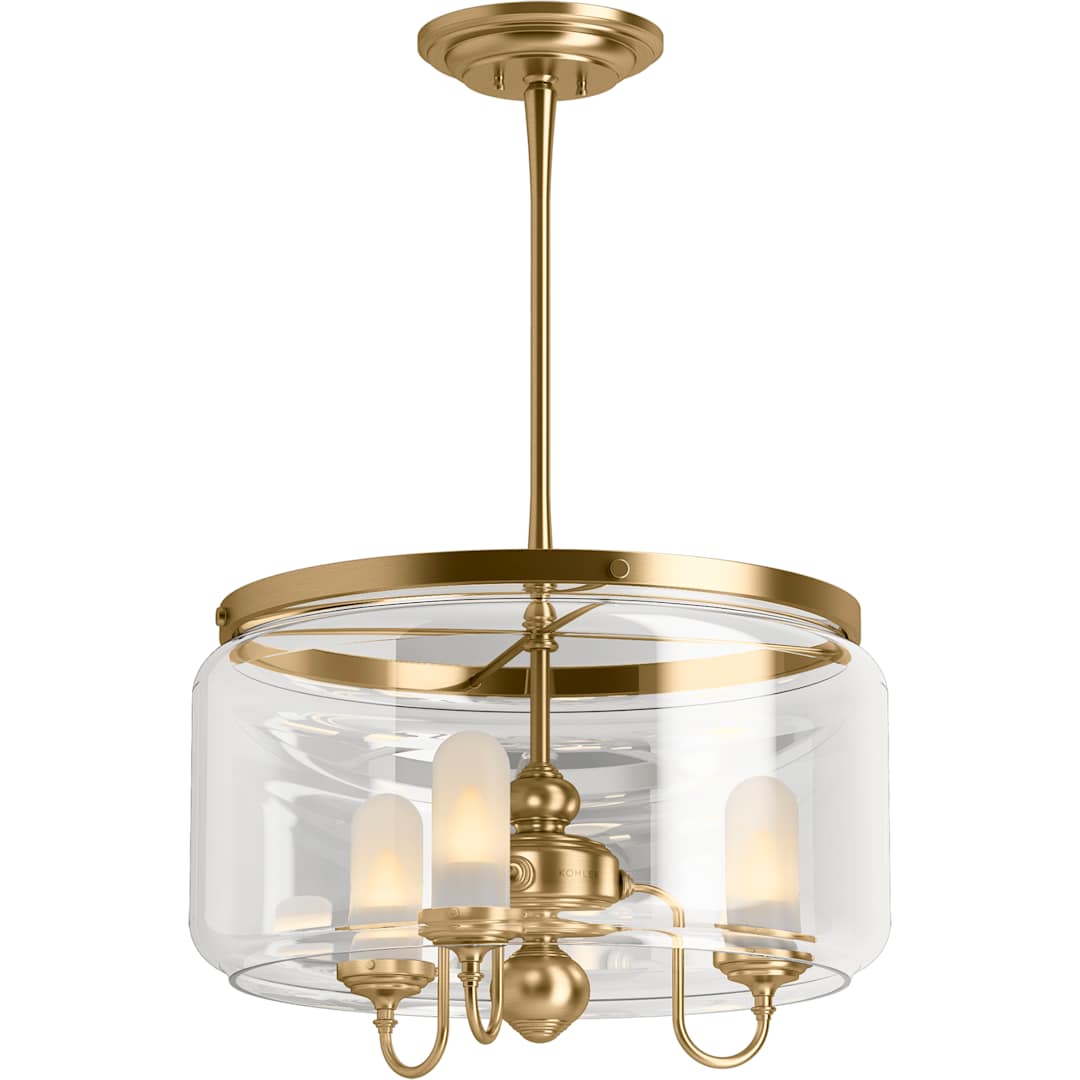 Artifacts 22" Wide 3 Light Chandelier
