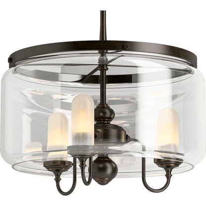 Artifacts 22" Wide 3 Light Chandelier