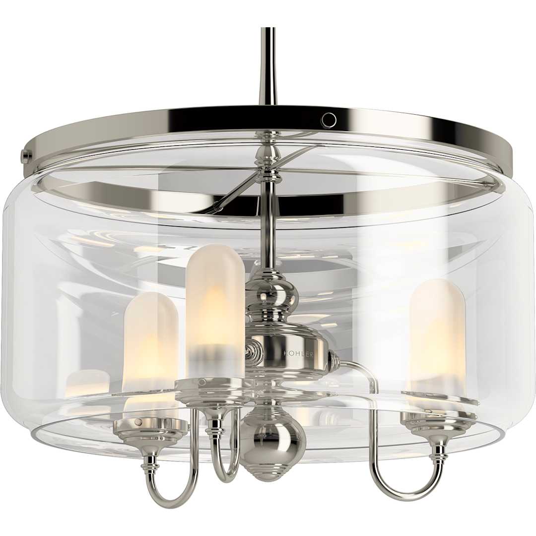 Artifacts 22" Wide 3 Light Chandelier